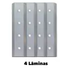 Kit 4 Lâminas c/Contra Lâmina p/Biotriturador Donker´s BT42S/BT42RS 